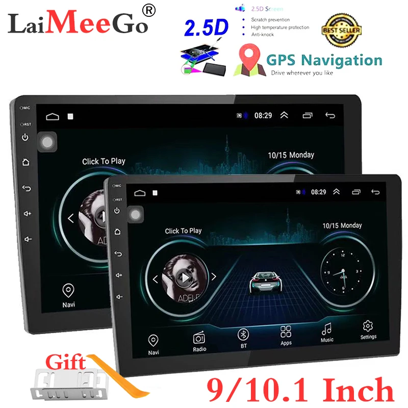 9/10 дюймов Android 8 1 Универсальное автомобильное радио 2 din android dvd-плеер gps навигация