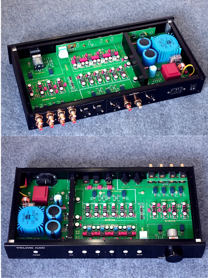 Новая версия полноразмерного предварительного усилителя WEILIANG AUDIO clone MBL6010D с