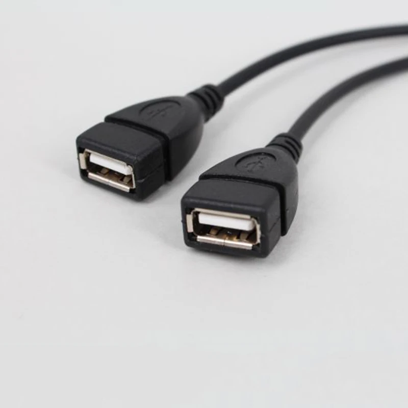 Кабель концентратор USB 2 0 штекер двойной разъем в 1 прочная Зарядка для