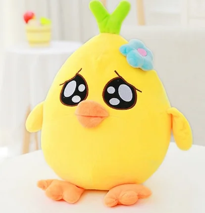 

25-70cm Yellow Chicken Plush Dolls Kawaii Soft Stuffed Animal Toys Decoration Plush Pillow Christmas GiftHome decoration