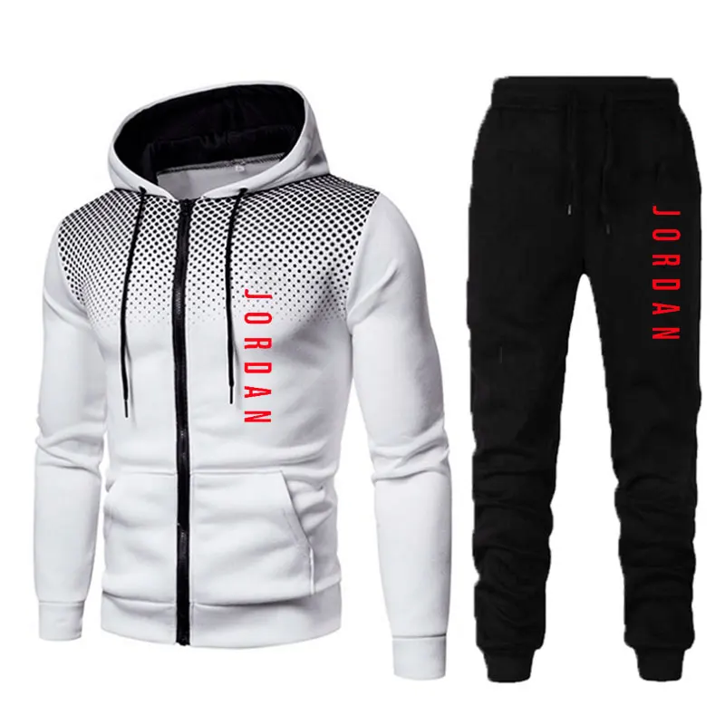

2020 winter hoodie men's suit pullover + jogging pants running clothes women's pullover Jordan men's and women's clothing