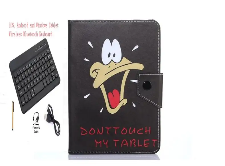 Keyboard Case Беспроводное покрытие клавиатуры Bluetooth для huawei MediaPad M5 10,8/10 Pro CMR-AL09 CMR-W09 планшет клавиатура Мультфильм магнитный чехол - Цвет: Keyboard Case