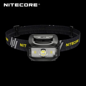 Тройные источники светильник NITECORE NU35 перезаряжаемый двойной мощности Гибридный рабочий налобный фонарь совместимый со сменными AAA батареями