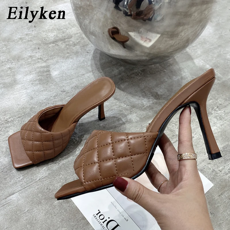 Женские мюли Eilyken летние шлепанцы модные высококачественные сандалии женские