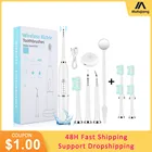 Электрическая зубная щетка для удаления зубного камня удалитель пятен ирригатор для гигиены ротовой полости зубные зубы Whitening1 чистящий набор