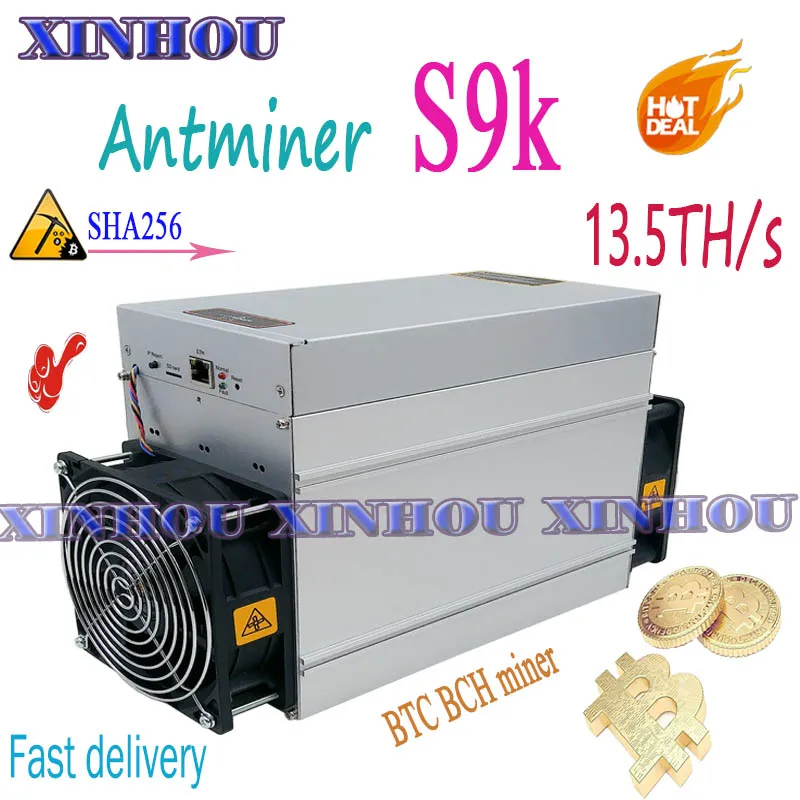 Майнер BITMAIN ASIC AntMiner S9k 13 5 T без блока питания SHA256 BTC BCH лучше чем S9 T9 + Innosilicon T2T Ebit E9i E9.2
