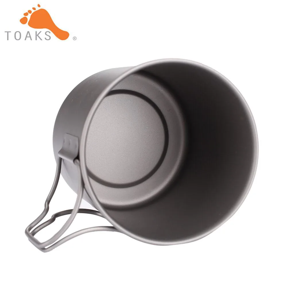 Титановая чашка TOAKS кружка для кофе и чая Ультралегкая отдыха на открытом воздухе