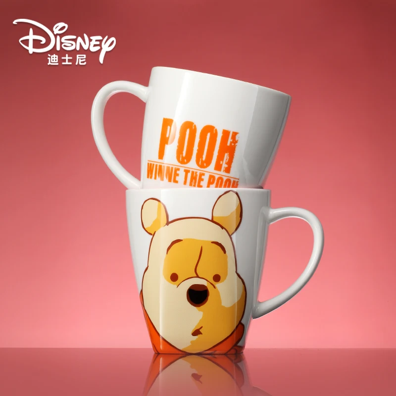 

Оригинальная керамическая чашка с изображением Винни-Пуха из мультфильма Disney, кофейная чашка, чашка для молока, чашка для воды, большая емко...