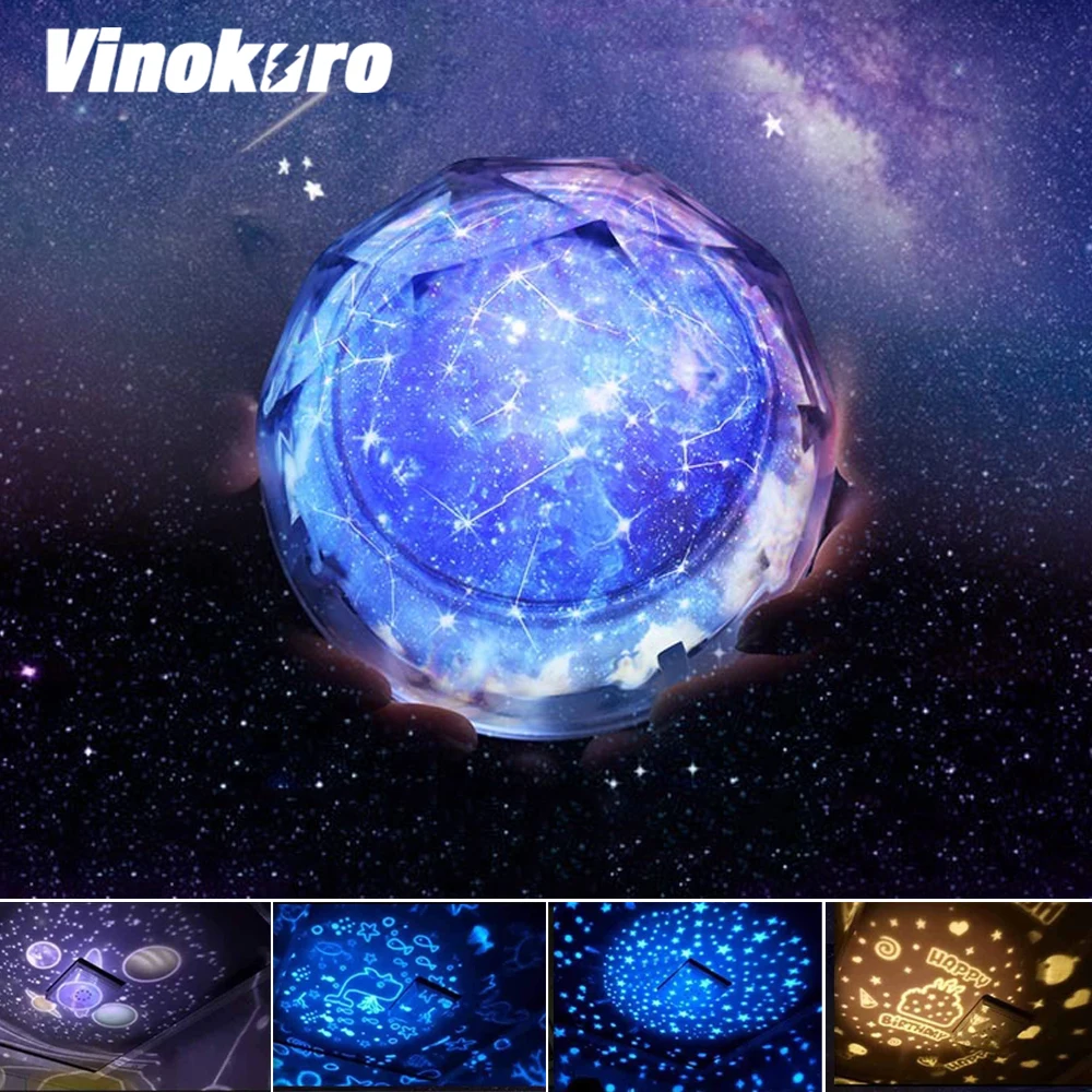 Звездное небо ночсветильник проектор лампа Вселенная светодиодная Луна свет s