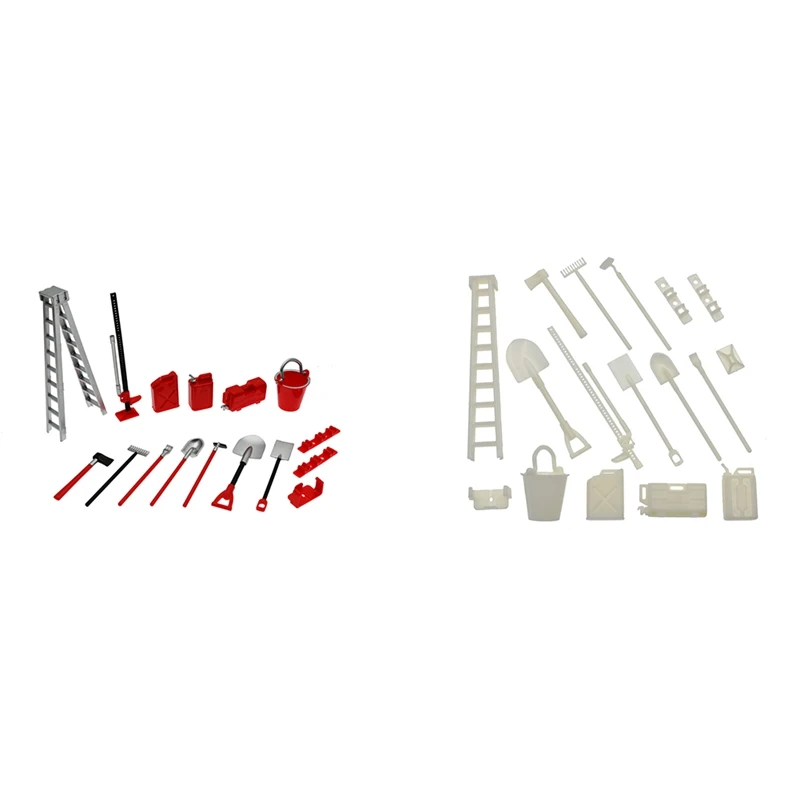 

Simulated Decoration Suitcase Luggage Rack Shovel Winch Shovel for TRX4 SCX10 90046 90047 RC Climbing Car Accessories