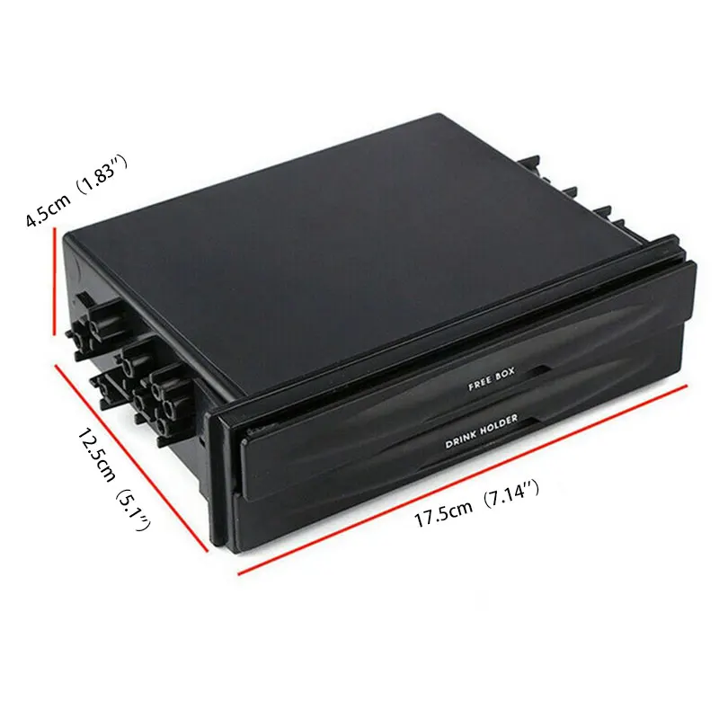 

Double Din Dash Radio Installation Pocket Cup Holder Storage Box For Vehicle Car Car Cup Holder car accessories