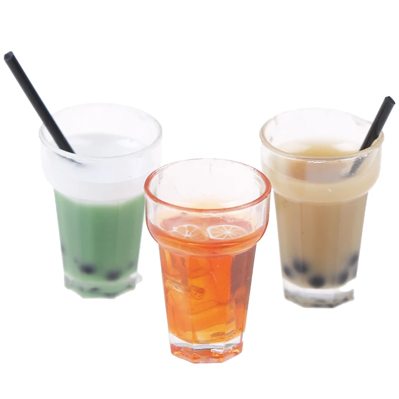 3pcs 2/3 шт. мини молоко вина Бутылки для воды кукольный домик миниатюра игрушка кукла Еда Кухня аксессуары для гостиной Дети подарок ролевые игры игрушка - Цвет: 3pcs