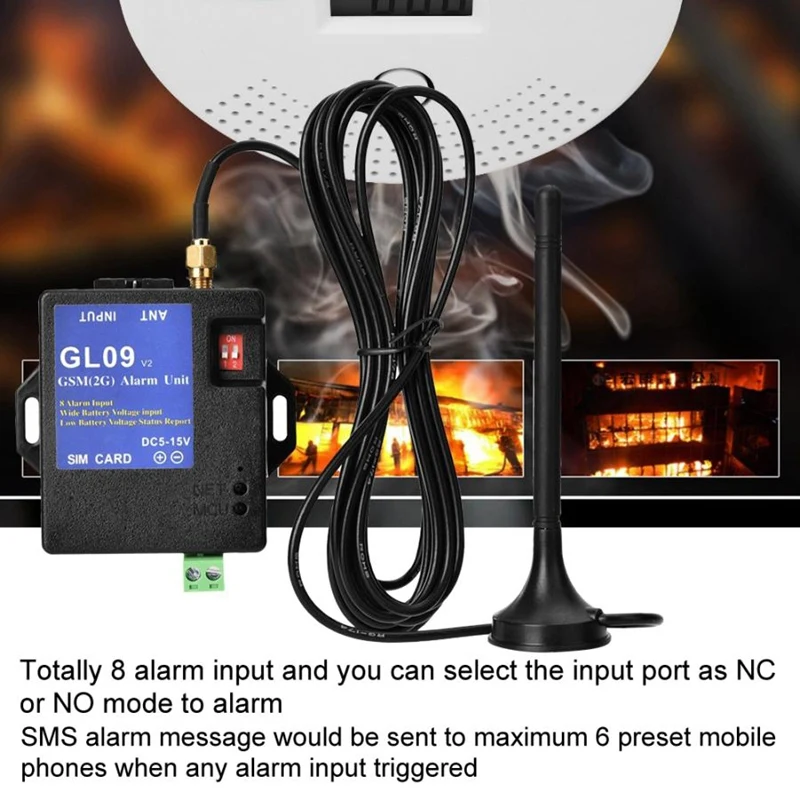 8-канальная GSM-сигнализация GL09, работающая от приложения, s, SMS-оповещение, система безопасности 2019 от AliExpress RU&CIS NEW