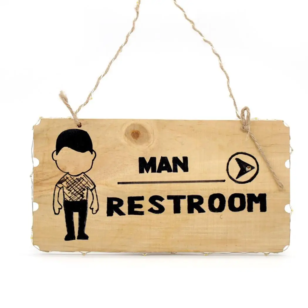 Светодиодный креативные бирки декорированные деревянные вывески как на