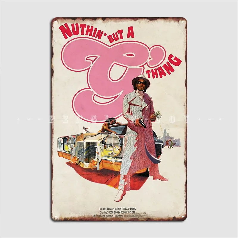 

G Thang Metal Plaque Poster Wall Mural Home Custom Wall Decor Tin Sign Poster