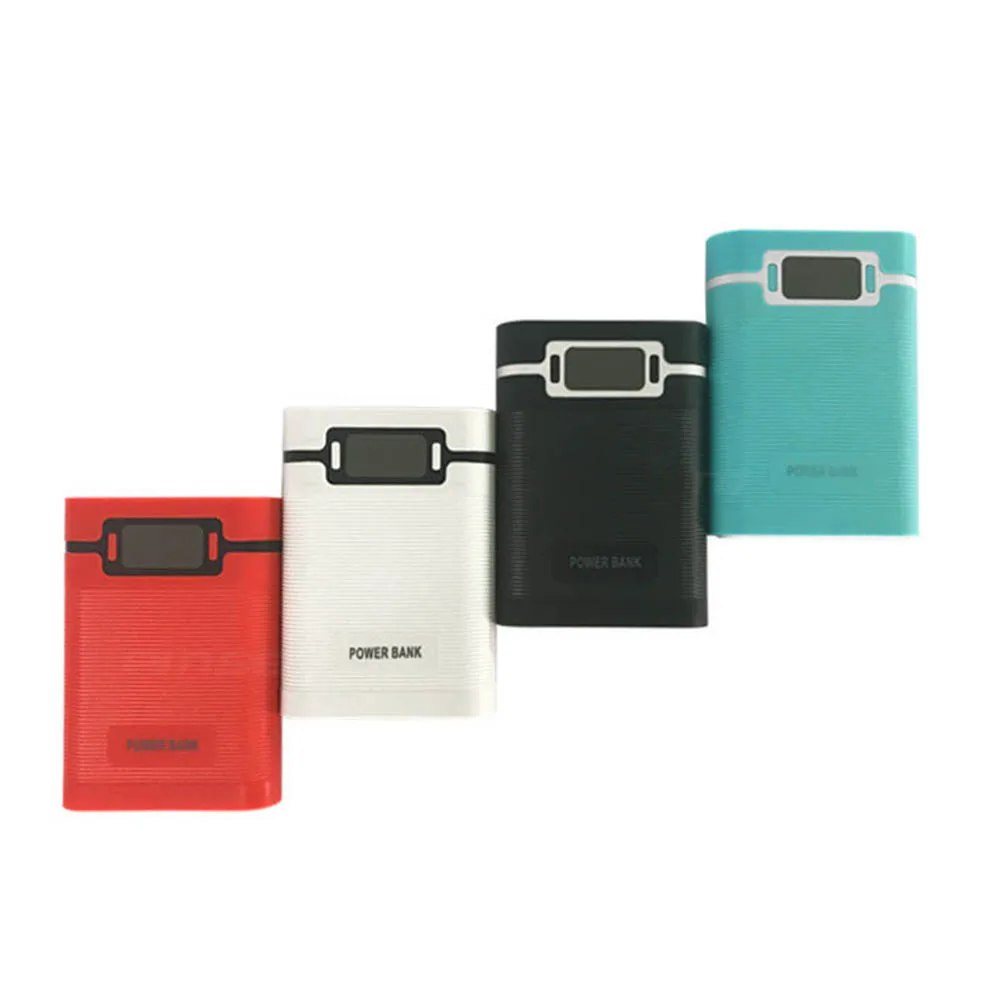 (Без батареи) 4x18650 Блок питания комплект мобильного телефона зарядное устройство