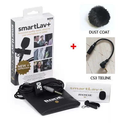 Микрофон RODE smartlav + Lavalier конденсаторный с микрофоном для iPhone Xs Max X 8 Plus Canon Nikon SONY DSLR DV