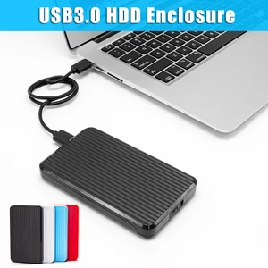 new usb 3 02 0 5gbps 2 5inch hdd case sata external closure hdd hard disk case box for pc external hard drive case free global shipping