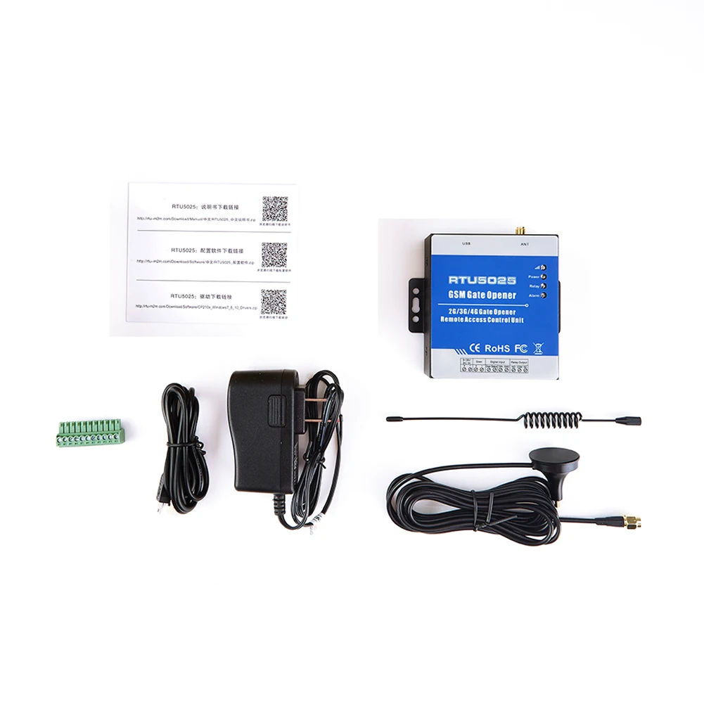 

RTU5025 On Off Wireless Remote Switch Portable Alarm Gate Opener SMS GSM 3G By Mobile Phone Operator Door Opener