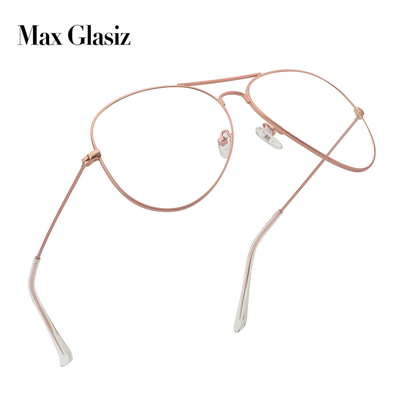 Max Glasiz модная классическая ретро металлическая оправа для очков, высокое качество, мужские и женские оптические очки, оправа для очков