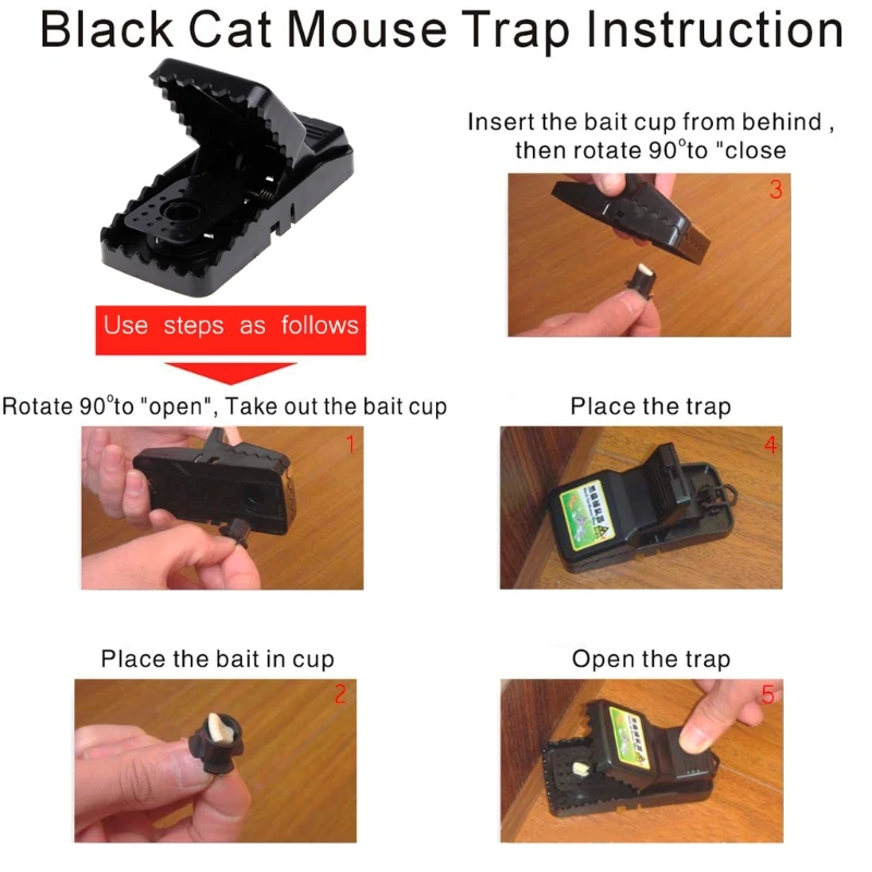 2020 Новые 2 шт многоразовые ловушки ловли мышей Весна грызунов легко Ловца|Игрушки