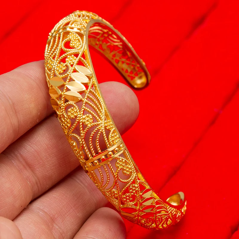 WANDO браслеты золотого цвета для женщин свадебные ювелирные изделия африканских