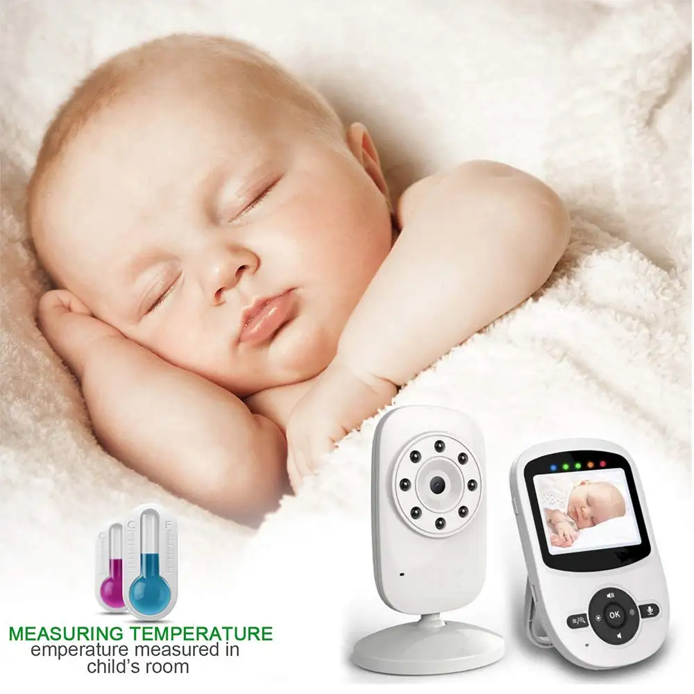 Монитор для радионяни Cry Babies 2 4 дюйма с ЖК экраном инфракрасное ночное видение