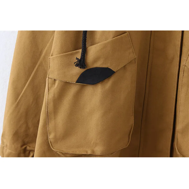 

Fashion Large Size trench coat Female 2020 New Spring Autumn Coats Loose Cardigan Windbreaker Coat For Women Outerwear