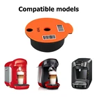 Кофейная капсула для Bosch-s Tassimo, многоразовая пластиковая корзина с фильтром, кофейная машина, бытовые кухонные приспособления, 60180 мл