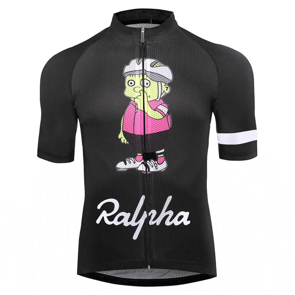 2022 Ralpha Cycling Wear Jersey MTB Road Bike Racing Clothes Short Sleeve Track Race Cut Aero Riding Jersey Man Italian Clothing