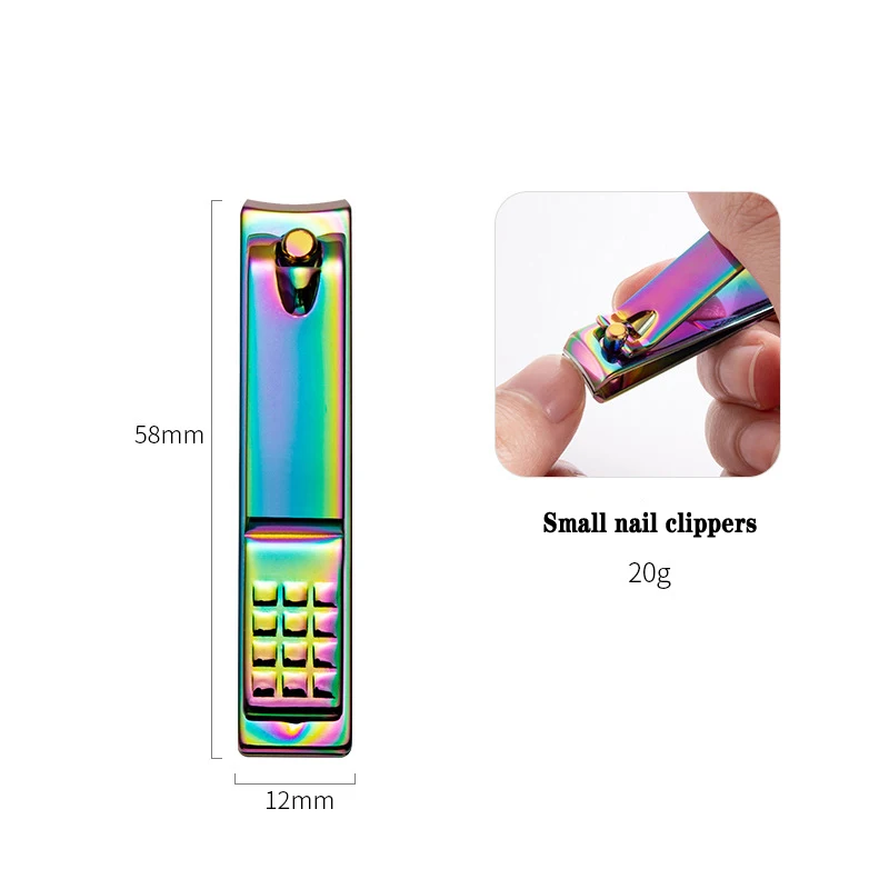 

Color Titanium Manicure Tools Set Dead Skin Remover Nail Art Set Exfoliating Tools Nail Cuticle Nipper Pusher Care Tool Kits