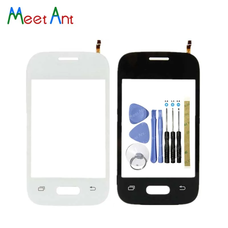 

3,2 "для samsung Galaxy DUOS Pocket 2 SM-G110H G110B G110 сенсорный экран дигитайзер сенсор внешняя стеклянная панель объектива Черный Белый