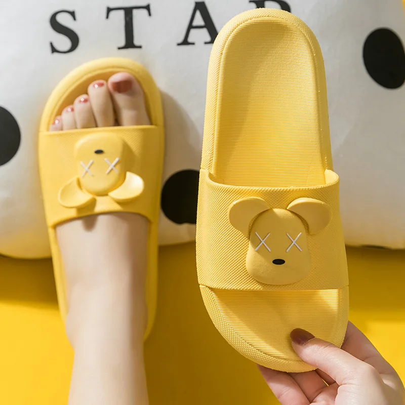 Женская обувь Нескользящие пляжные шлепанцы для девушек женские сандалии ванной