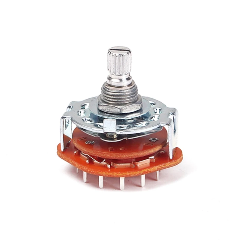 2 шт. 3P4T 3 полюса 4 положения 6 мм вкатной Вал Поворотный гитарный переключатель