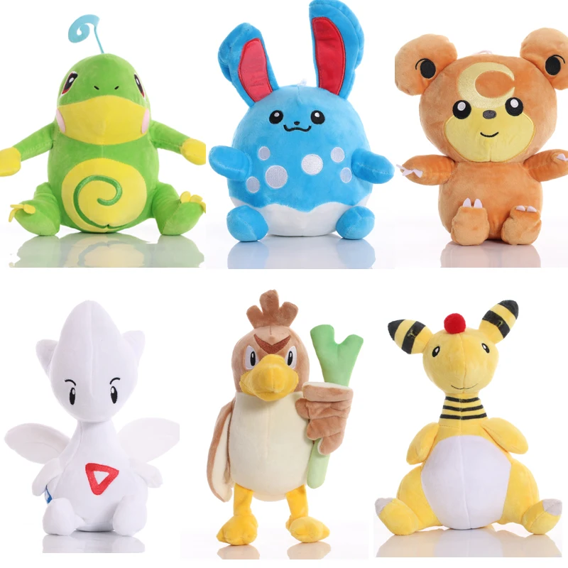 

Плюшевые игрушки покемон TAKARA TOMY, 6 шт./лот, 16-23 см