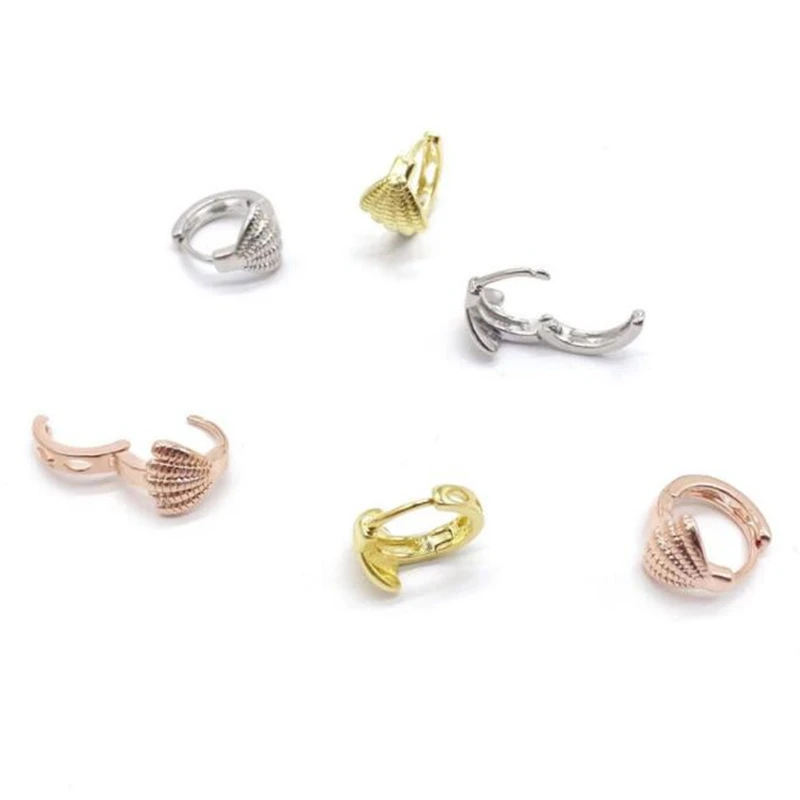 

Серьги-кольца женские с покрытием из настоящего золота