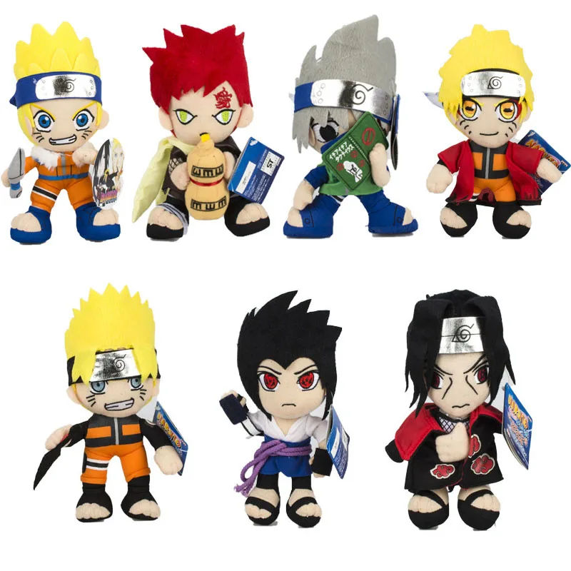 Аниме Наруто Q версия удзумаки Какаси Учиха Итачи Курама плюшевая кукла для детей