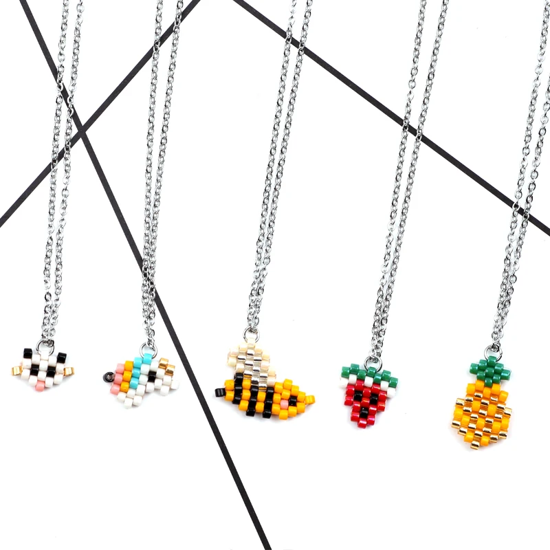 FAIRYWOO ожерелье с подвеской в виде животного пчелы ювелирные изделия Единорог для