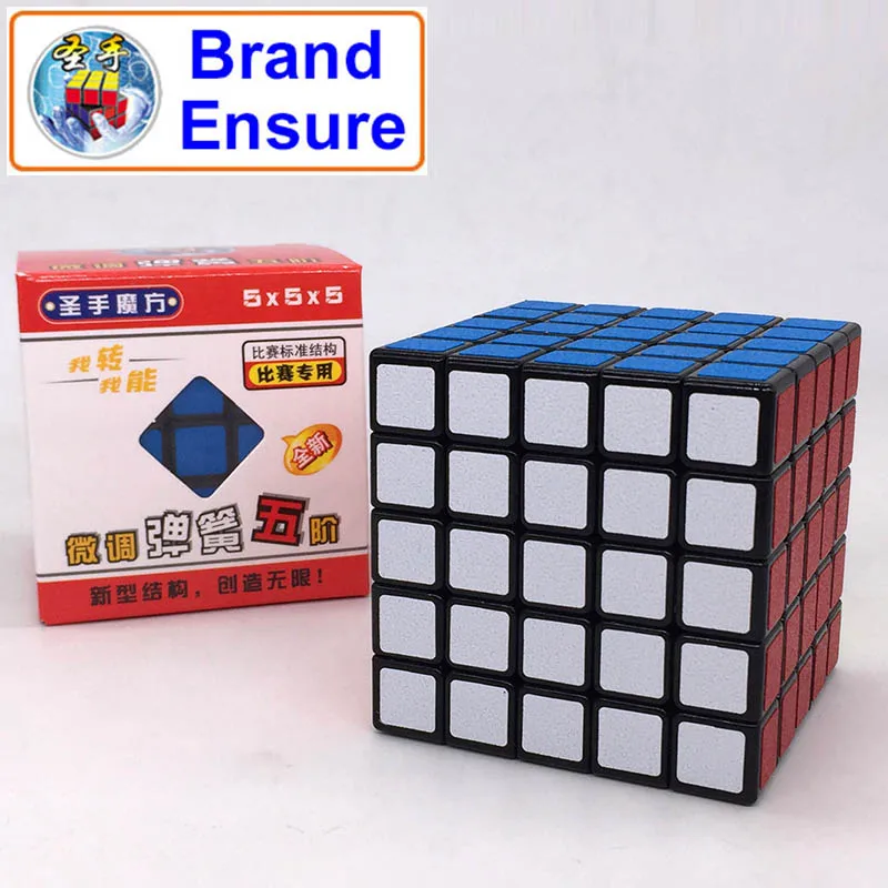 shengshou black Магический куб QIYI MOYU бренд Cubo Magico 5x5x5 Профессиональный скоростной Куб 5 на 5 пазл Neo Cube 5x5 игрушки для детей подарок - Цвет: shengshou black