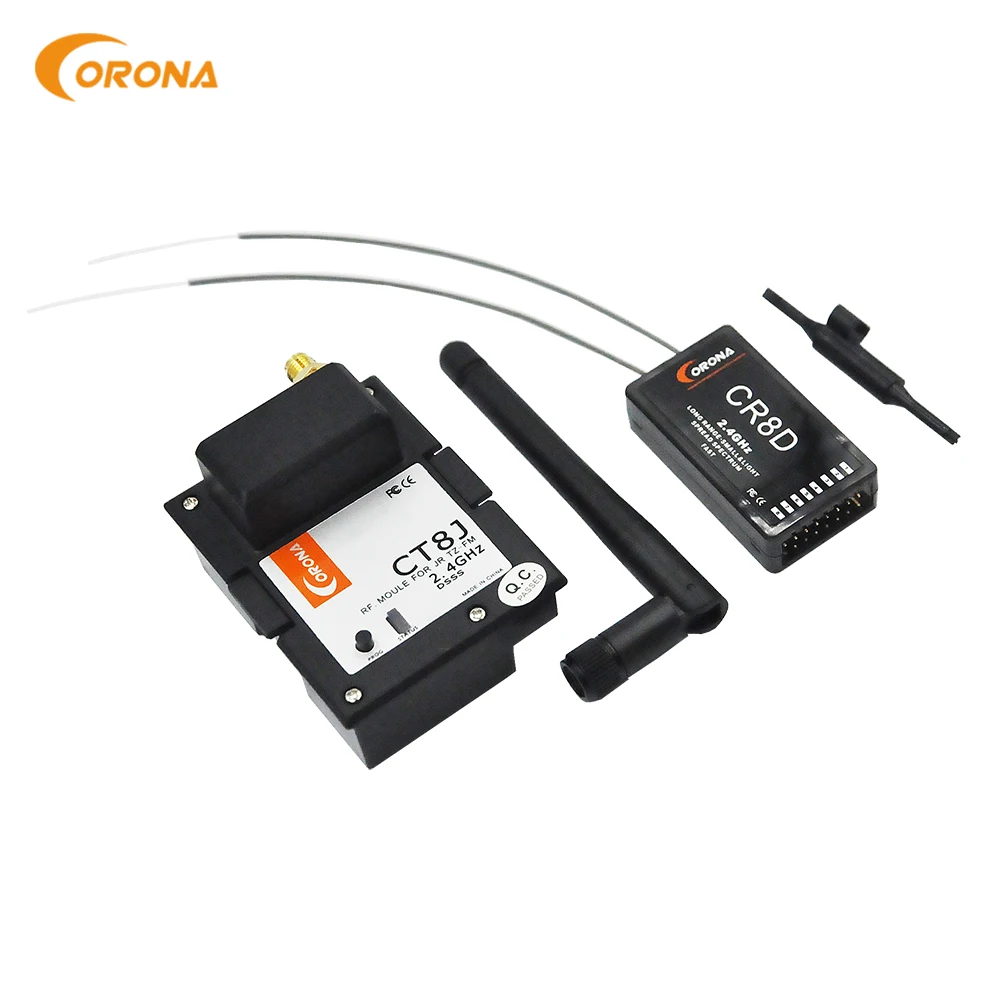 Фото Модуль Corona для JR Graupner 2,4 ГГц и Rx Combo Kit CR8D + CT8J V2 DSSS №1