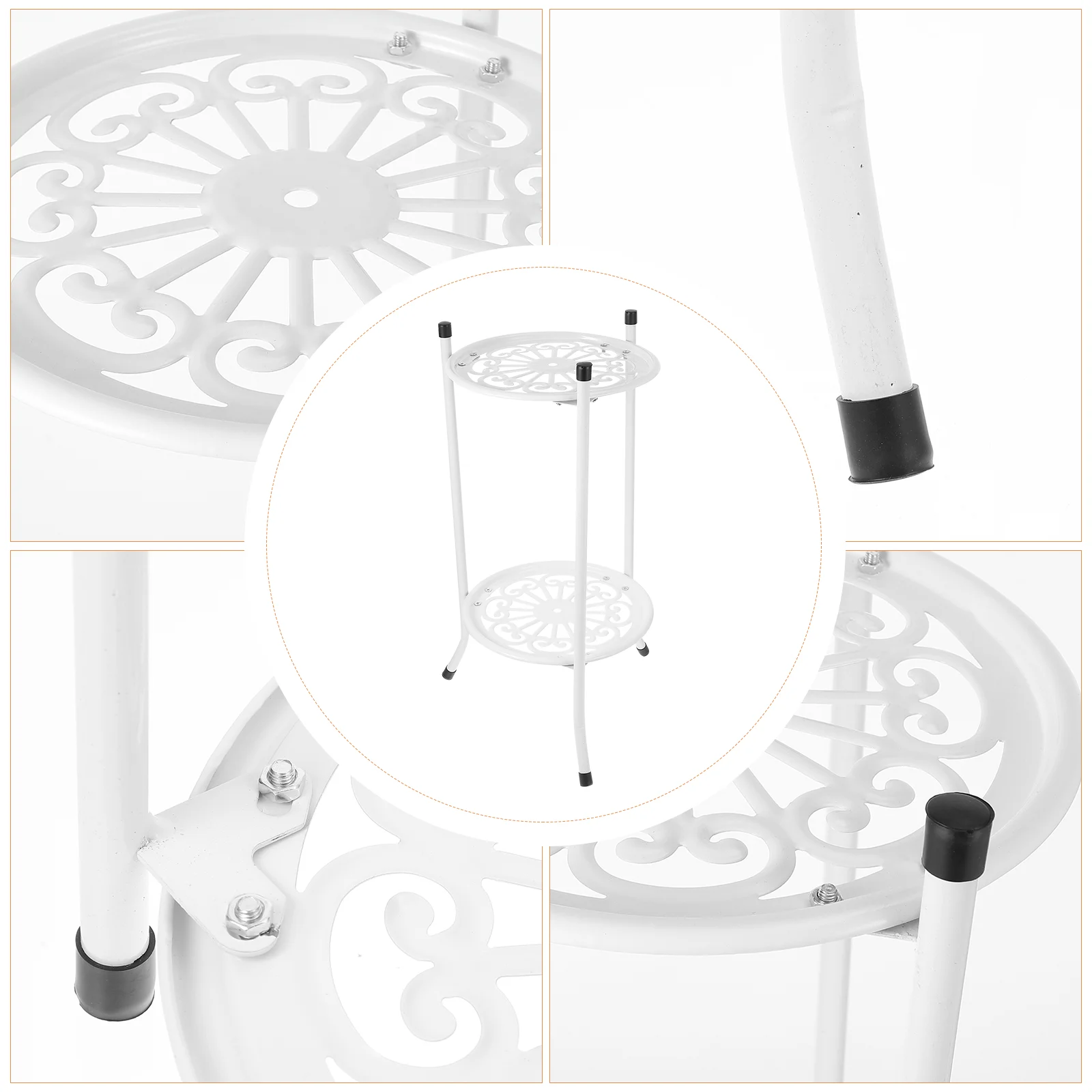 

Home Modern Style Iron Art Flower Pot Stand Flower Pot Organizer Room Rack