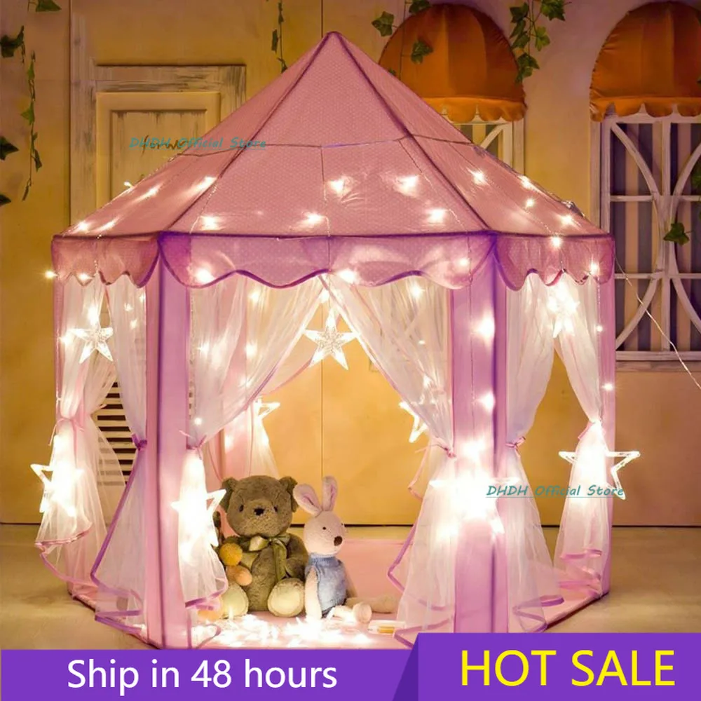 Палатка для детей Замок принцессы детская палатка тип детский дом вигвам кабана