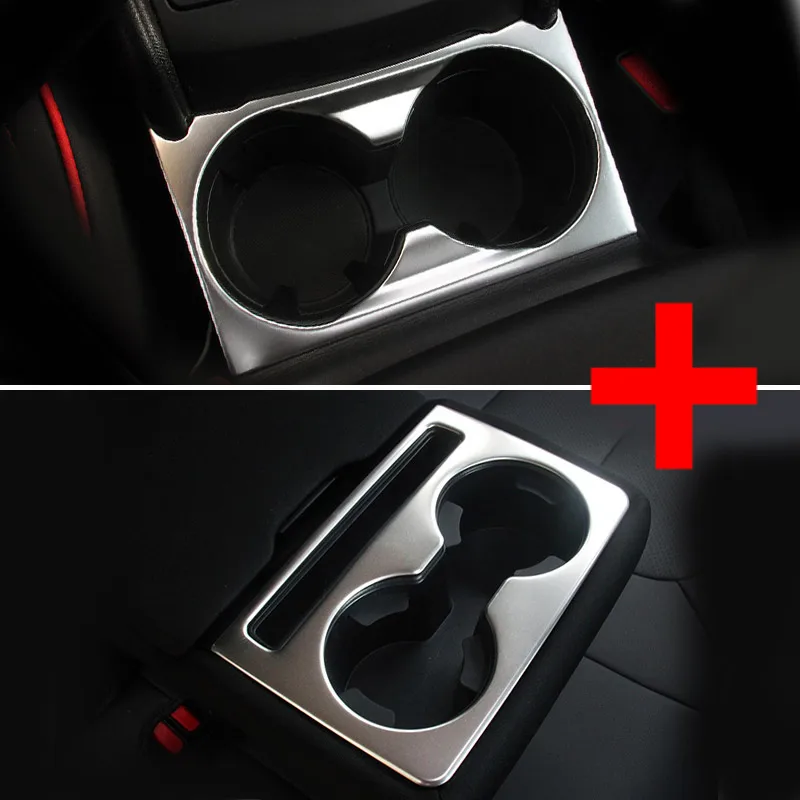 a whole set silver Vtear для Mazda CX-5 CX5, аксессуары, центральная консоль, держатель стакана воды, панель, накладка, накладки для интерьера, автомобильный стиль - Название цвета: a whole set silver