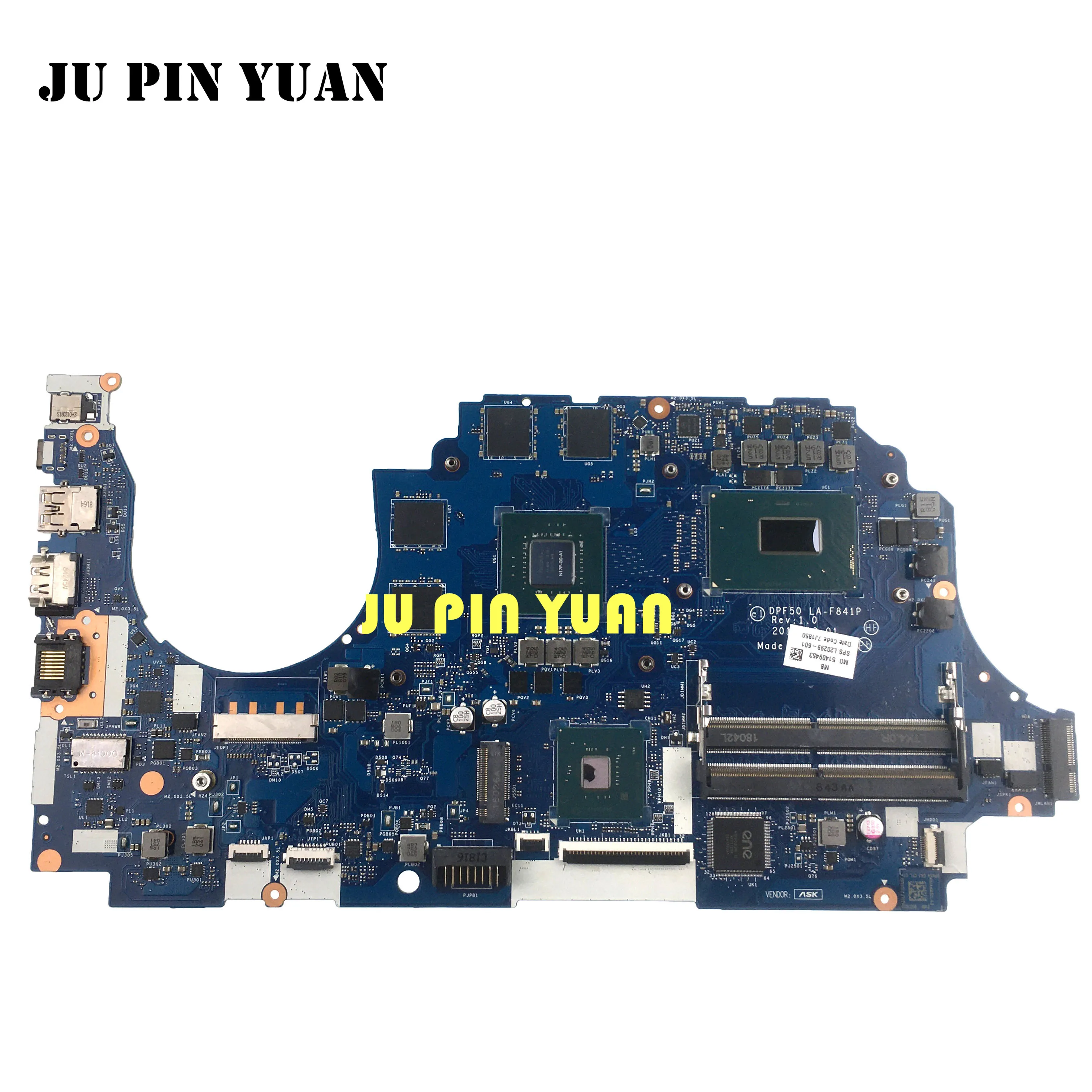 

Материнская плата для HP gaming 15-cx L20299-601 DPK54 i5-8300h 1050 4G, материнская плата 100% полностью протестирована