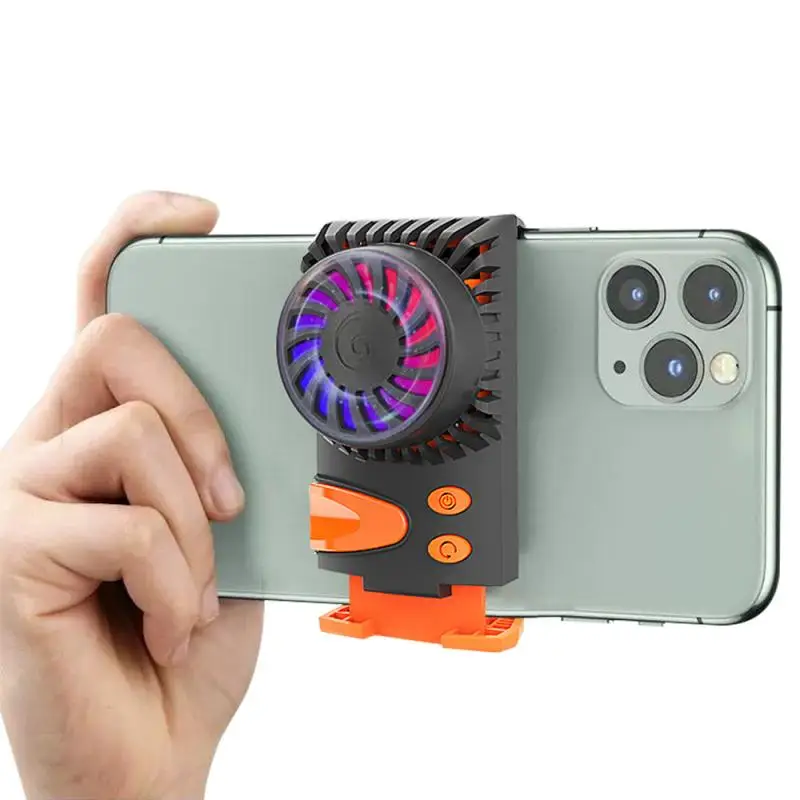 Мобильный телефон охлаждающий вентилятор с ручкой холодного ветра регулируемая