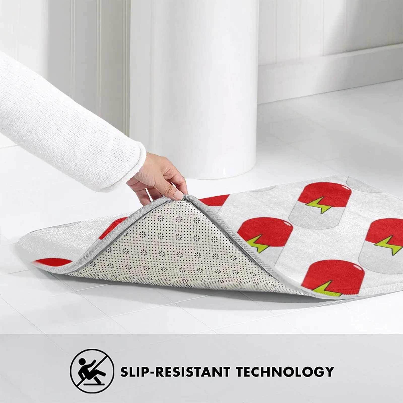 

Energy Pills Carpet Mat Rug Cushion Soft Pills Pill Energy Digimon Medicine Flash Drug