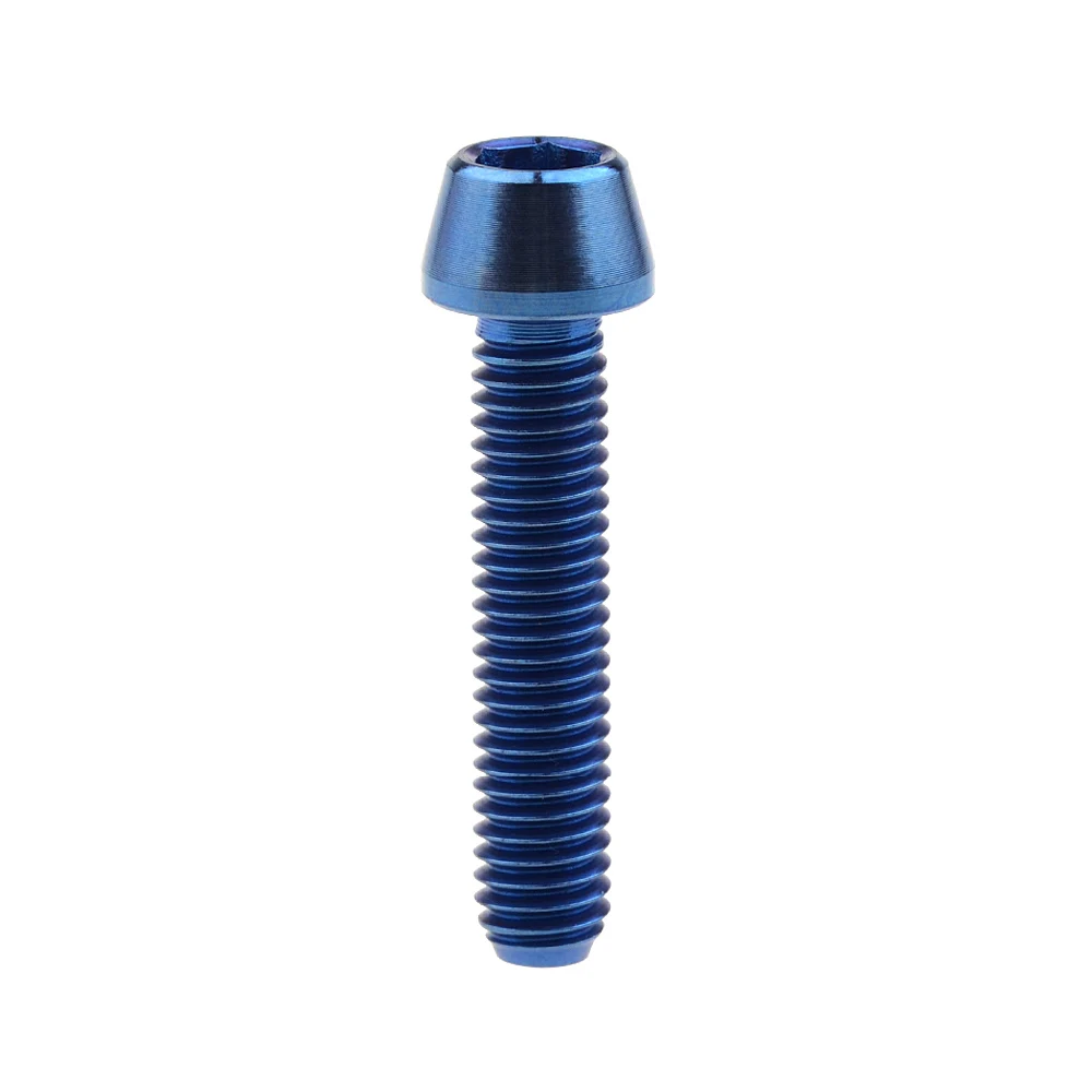 Титановый винт Ti M6x10 16 18 20 25 30 35 40 45 50 55 60 65 мм шестигранный ключ коническая головка