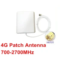 4g indoor patch antenna 14dbi lte sma panel aerial 700 2700mhz indoor wifi antenna