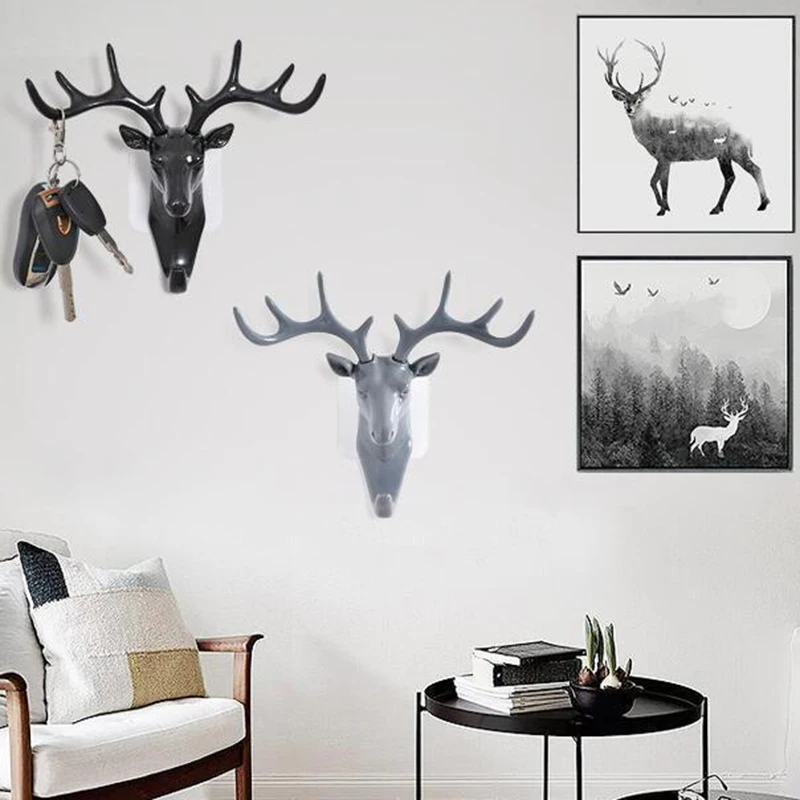 

1 шт. настенный крючок, винтажные рога оленя для подвешивания одежды, шляпы, шарфа, ключа, оленя, рога, вешалка, настенное украшение
