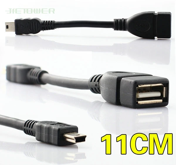 

Micro USB mini 5pin T type interface Host Cable OTG adapter 10cm mini usb cable for tablet pc mobile phone mp4 mp5 200pcs/lot